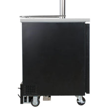 Load image into Gallery viewer, 24&quot; Wide Homebrew Triple Tap Black Commercial Kegerator