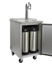 Load image into Gallery viewer, Kegco 24&quot; Wide Homebrew Triple Tap All Stainless Steel Commercial Kegerator