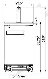 Spartan 1 Door Beer Dispenser