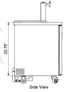 Spartan 1 Door Beer Dispenser