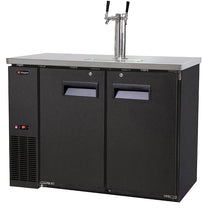 Load image into Gallery viewer, Kegco 49&quot; Wide Dual Tap Black Commercial Kegerator