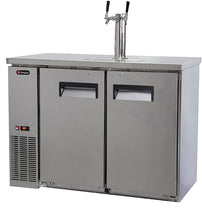 Load image into Gallery viewer, Kegco 49&quot; Wide Dual Tap All Stainless Steel Commercial Kegerator