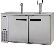 Load image into Gallery viewer, Kegco 61&quot; Wide Triple Tap Stainless Steel Commercial Kegerator