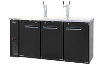 Load image into Gallery viewer, Kegco 72&quot; Wide Triple Tap Black Commercial Kegerator